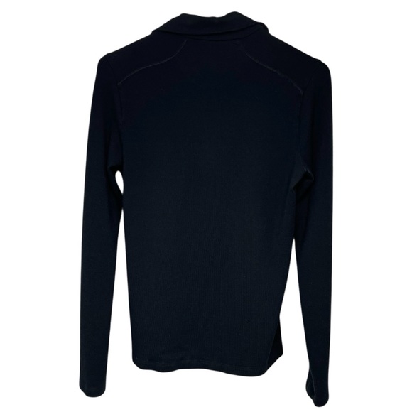 Icebreaker Merino Wool 260 Black Printed Quarter Zipper Tech Top Women’s Small - Picture 4 of 6